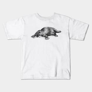 Platypus Illustration Kids T-Shirt